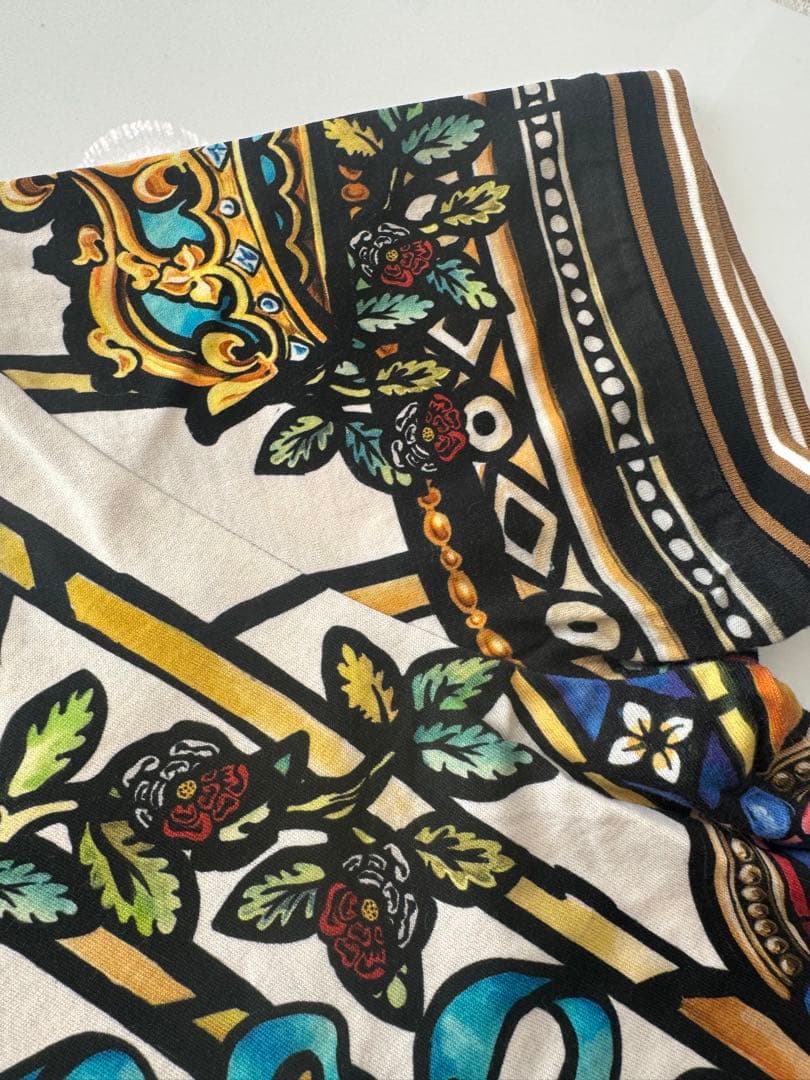 ドルガバ　ステンドグラスデザイン Tシャツ