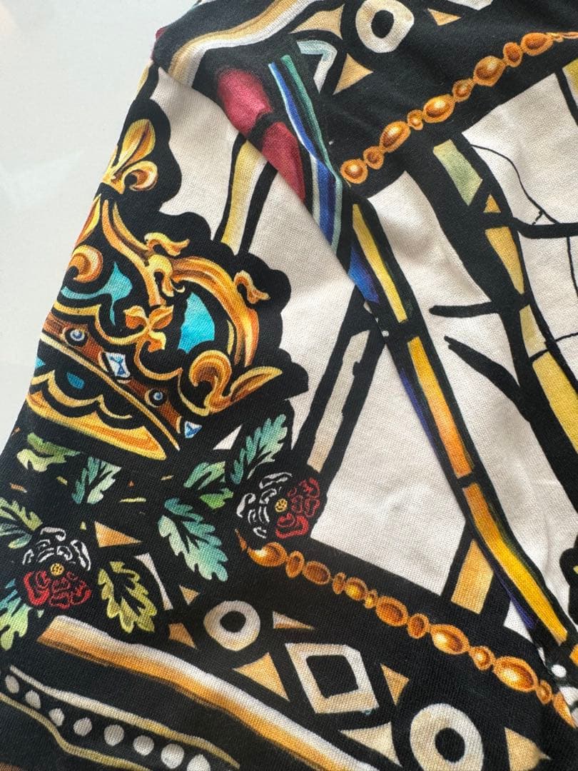 ドルガバ　ステンドグラスデザイン Tシャツ