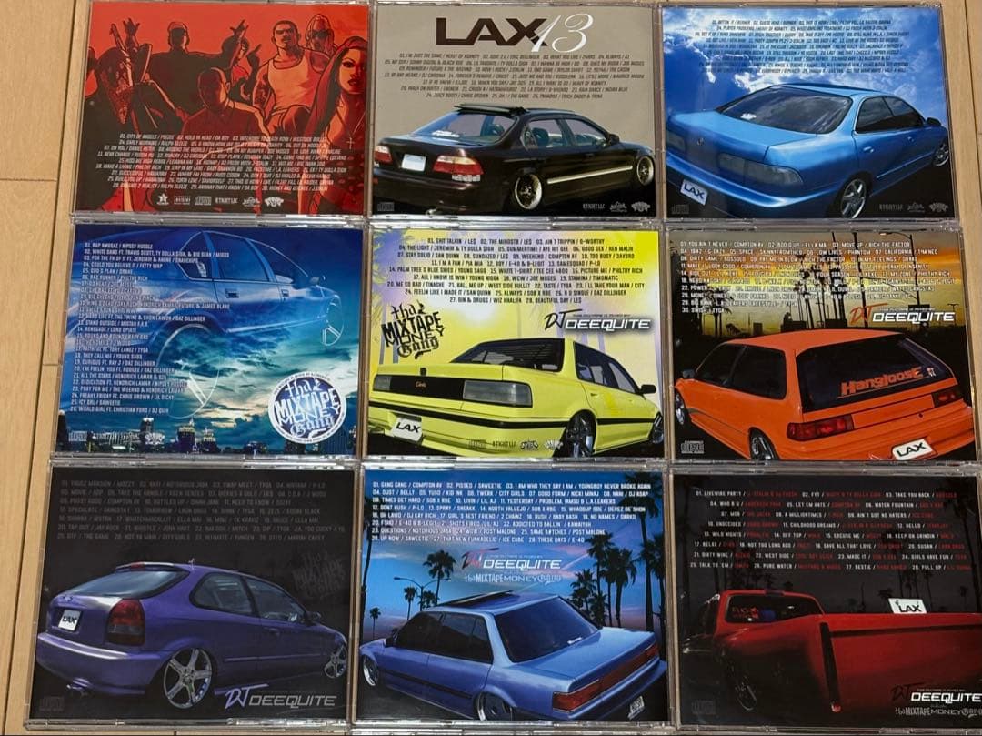 DJ DEEQUITE / LAXシリーズ 9枚セット　g-rap