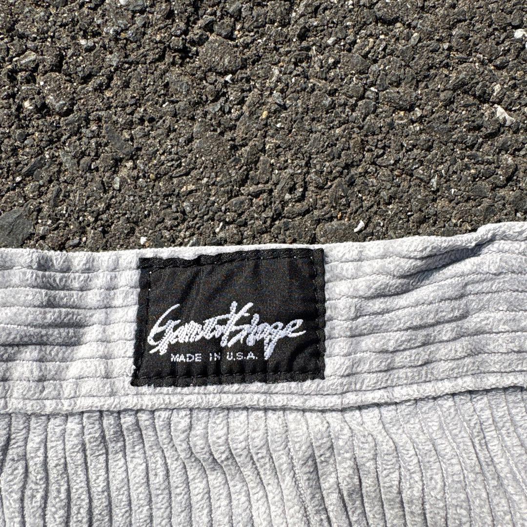 90s USA製 garment stageコーデュロイ パンツグレー 極太