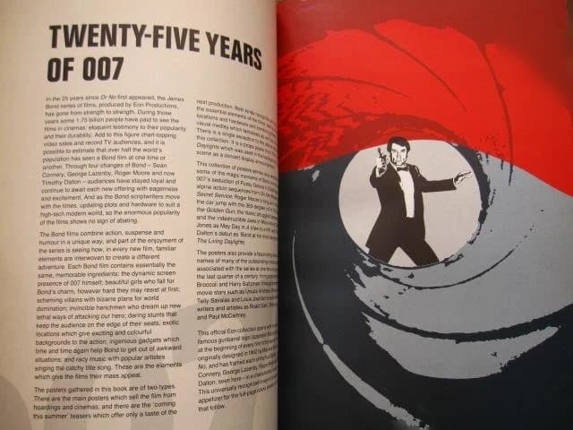 洋書 Official James Bond 007 Movie Poster