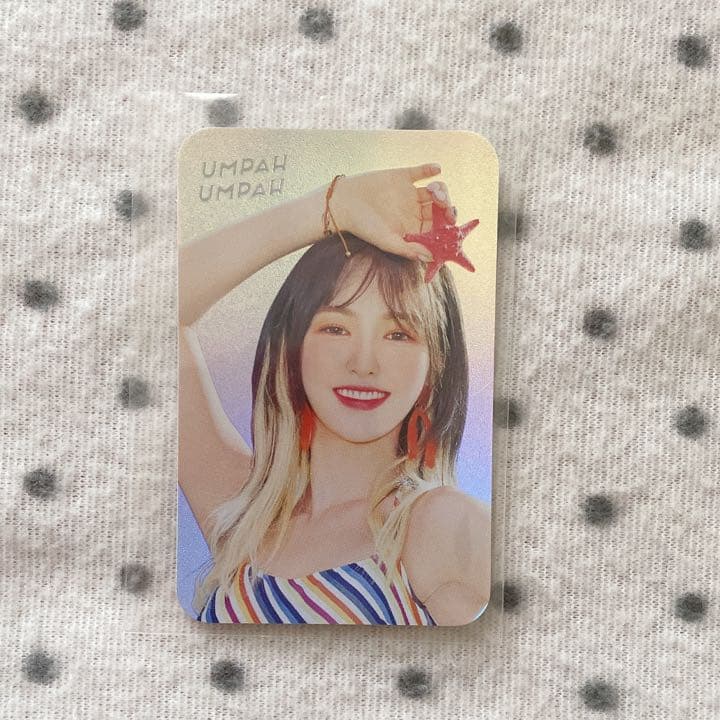 redvelvet ウェンディ トレカ wendy ホログラム day1