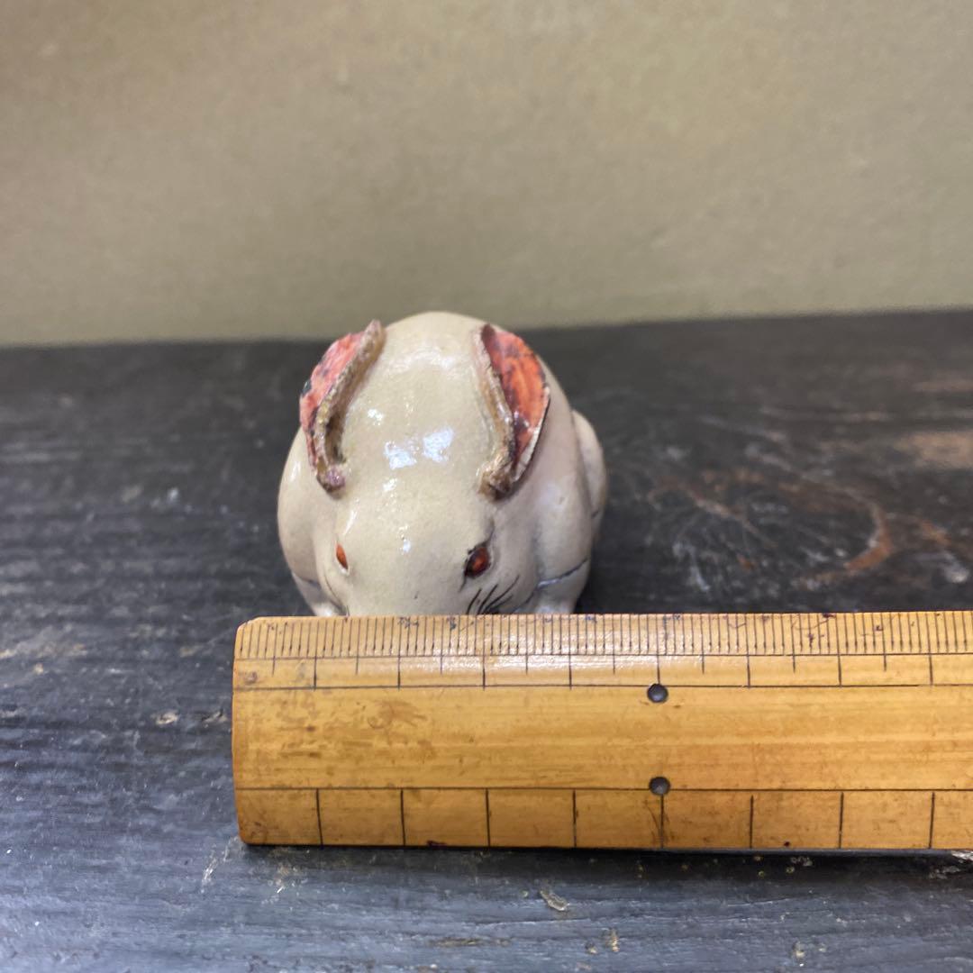 陶器製ウサギの香合