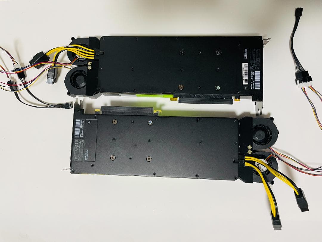 Tesla P40 24GBセット/ファン付/70Bモデル動作/128K長文対応