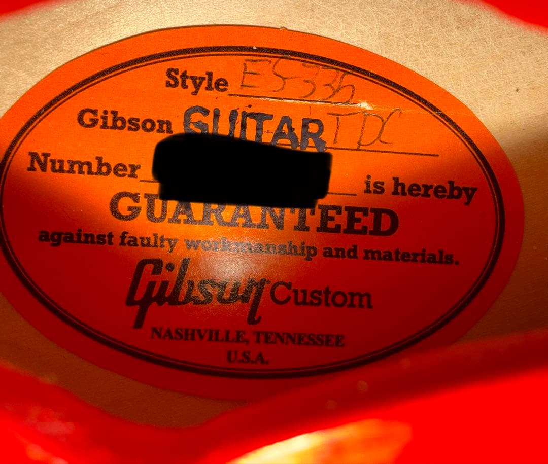 ギター Gibson Custom Shop ES-335 1961 reissue