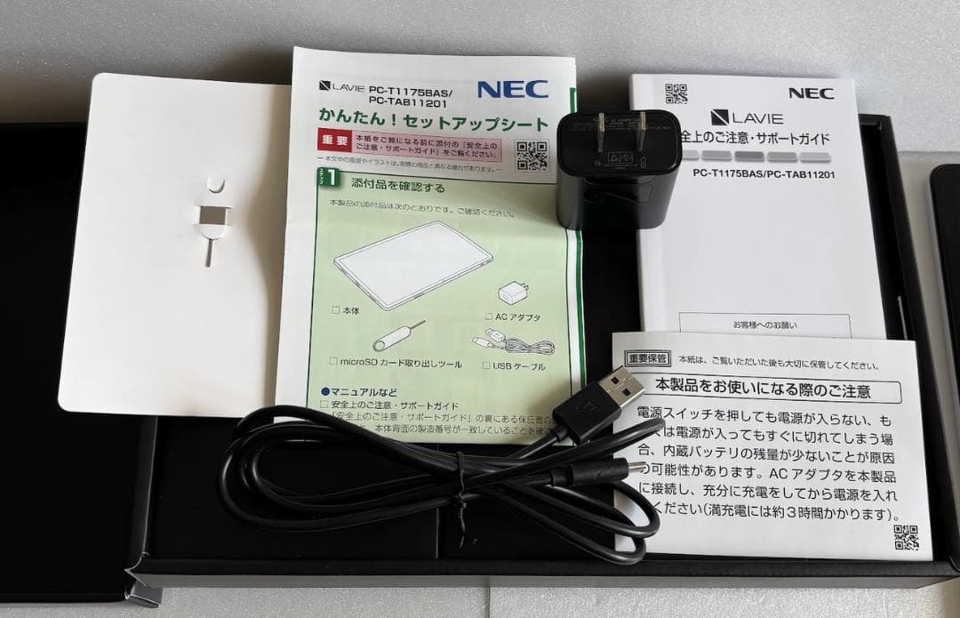 ジャンク　タッチ操作不可　NEC タブレット LAVIE T1175BAS