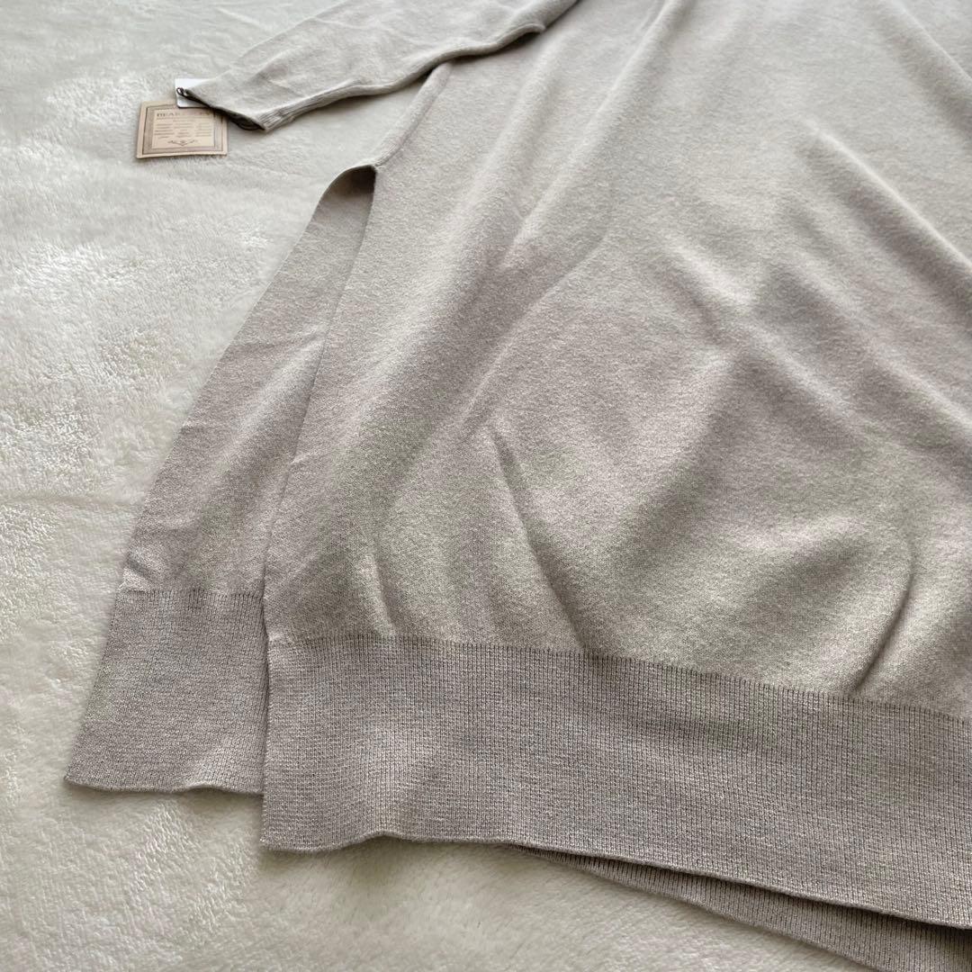 新品タグ付 BEARDSLEY 春ニット ゆったり ワンピース