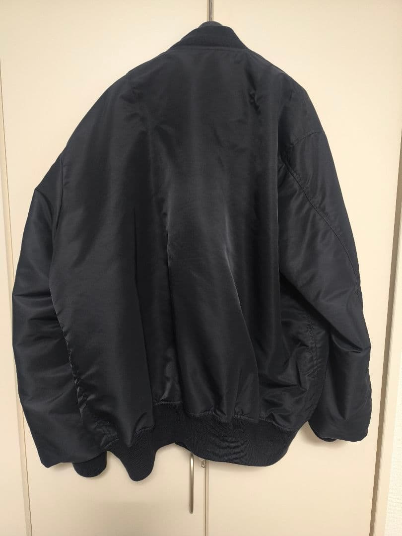 ジャケット・アウター stein OVERSIZED FLIGHT JACKET ma-1 black