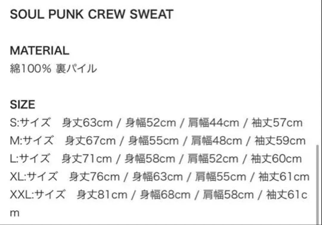Hi-STANDARD Mサイズ ネイビー　SOUL PUNK スウェット