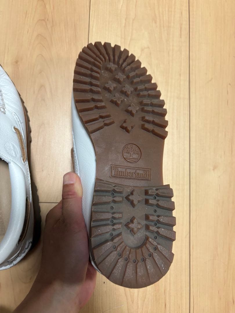 timberland 3アイレット　ホワイト　26.5