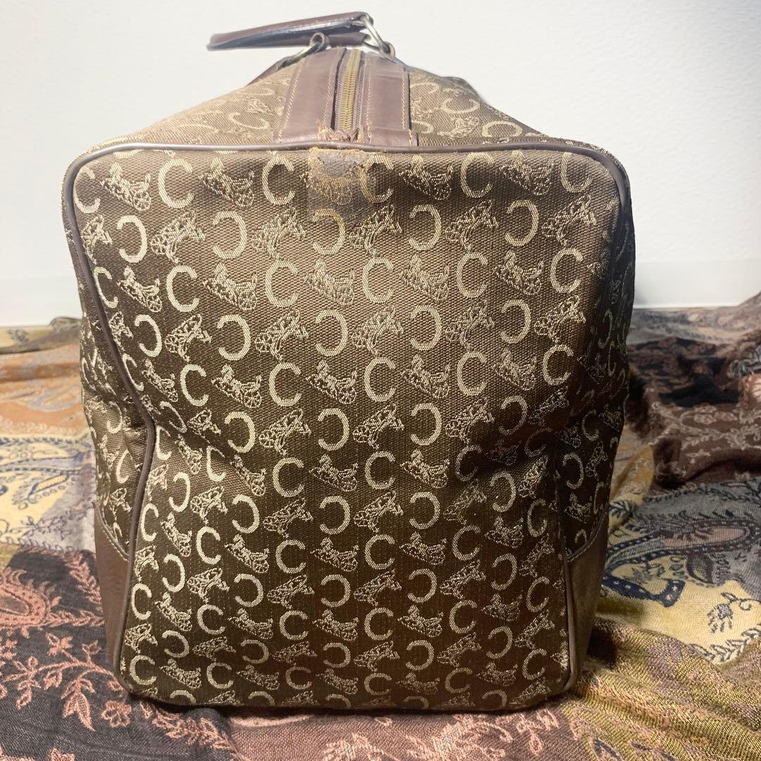 大容量！　CELINE セリーヌ　ヴィンテージ　Cマカダム ボストンバッグ