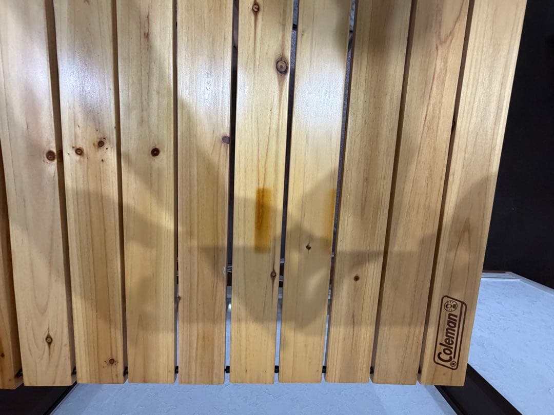 引取り限定 Coleman Wood Roll Table 110