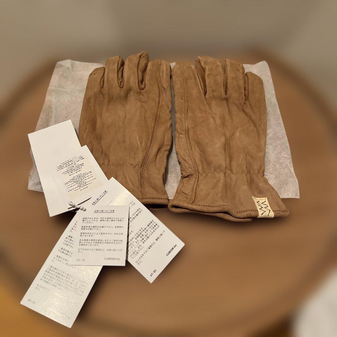 2024 VISVIM SUEDE GLOVES BEIGE 手袋