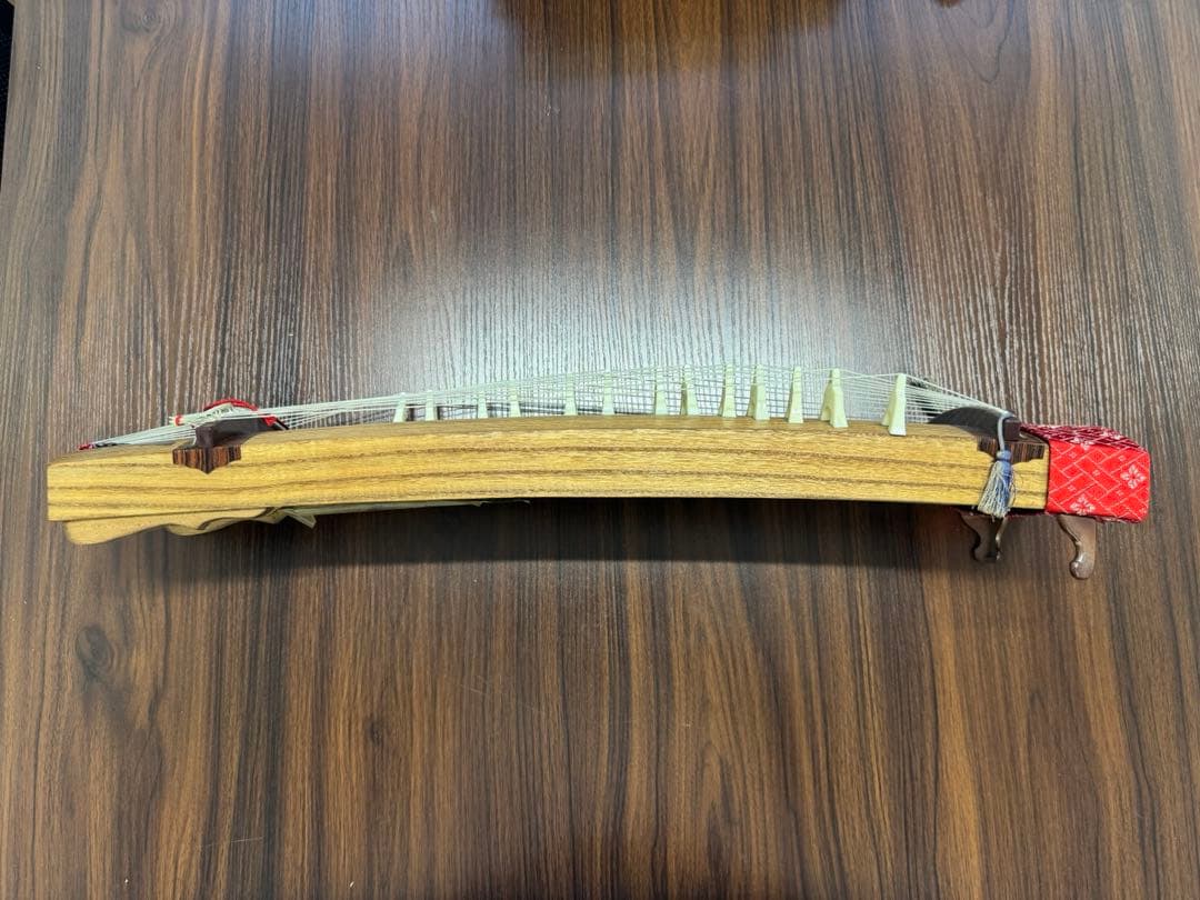 タクミンさん専用 和楽器 ミニ琴 13弦 琴柱付き ケース付 現状品