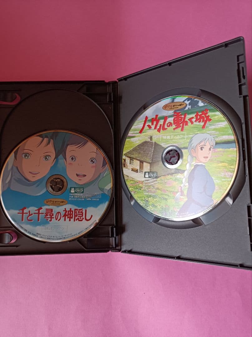 DVD　ジブリ　4枚セット　特典ディスク　本編視聴可能　ジャケット表紙無し