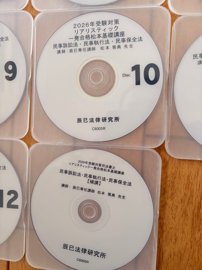 2026年 リアリスティック司法書士松本基礎講座　民事訴訟法 DVD