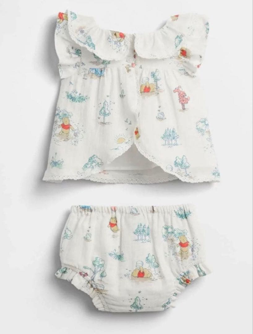 GAP プーさんコラボ コットンガーゼ コーデ セット 70cm