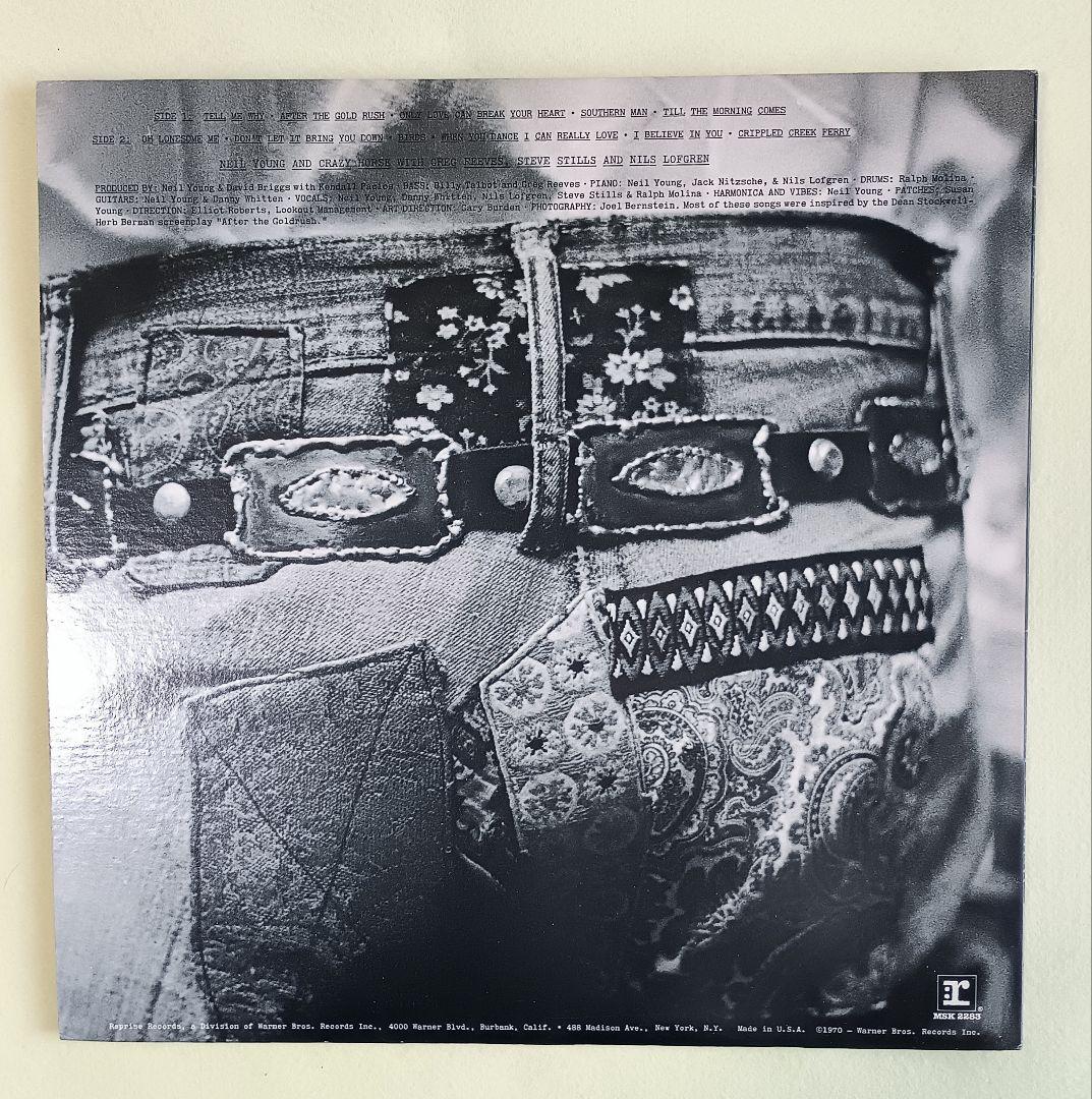 送料込み【LP·US盤】「After The Gold Rush」MSK2283