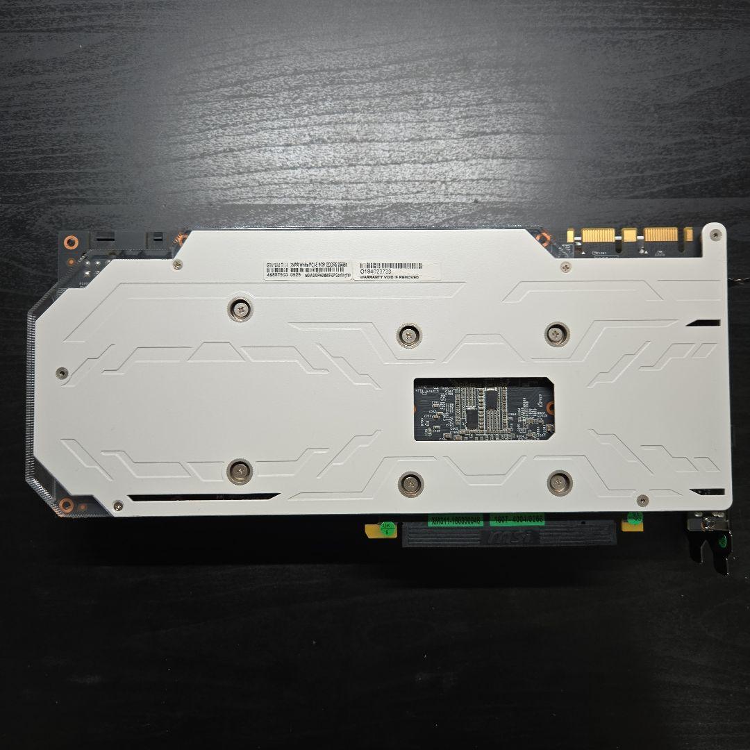 玄人志向 GTX 1070Ti GK-GTX1070Ti-E8GB 白