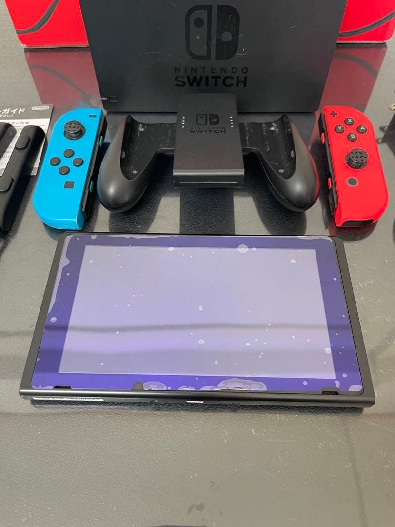 【ジャンク】Nintendo Switch ネオンレッド/ブルー 本体