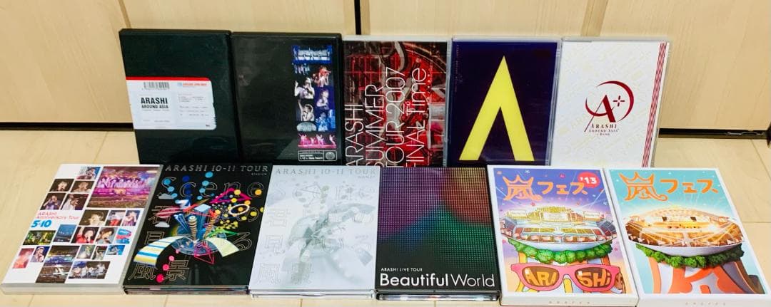 嵐 ARASHI DVD Blu-ray まとめ売り 19枚 セット 初回盤多数