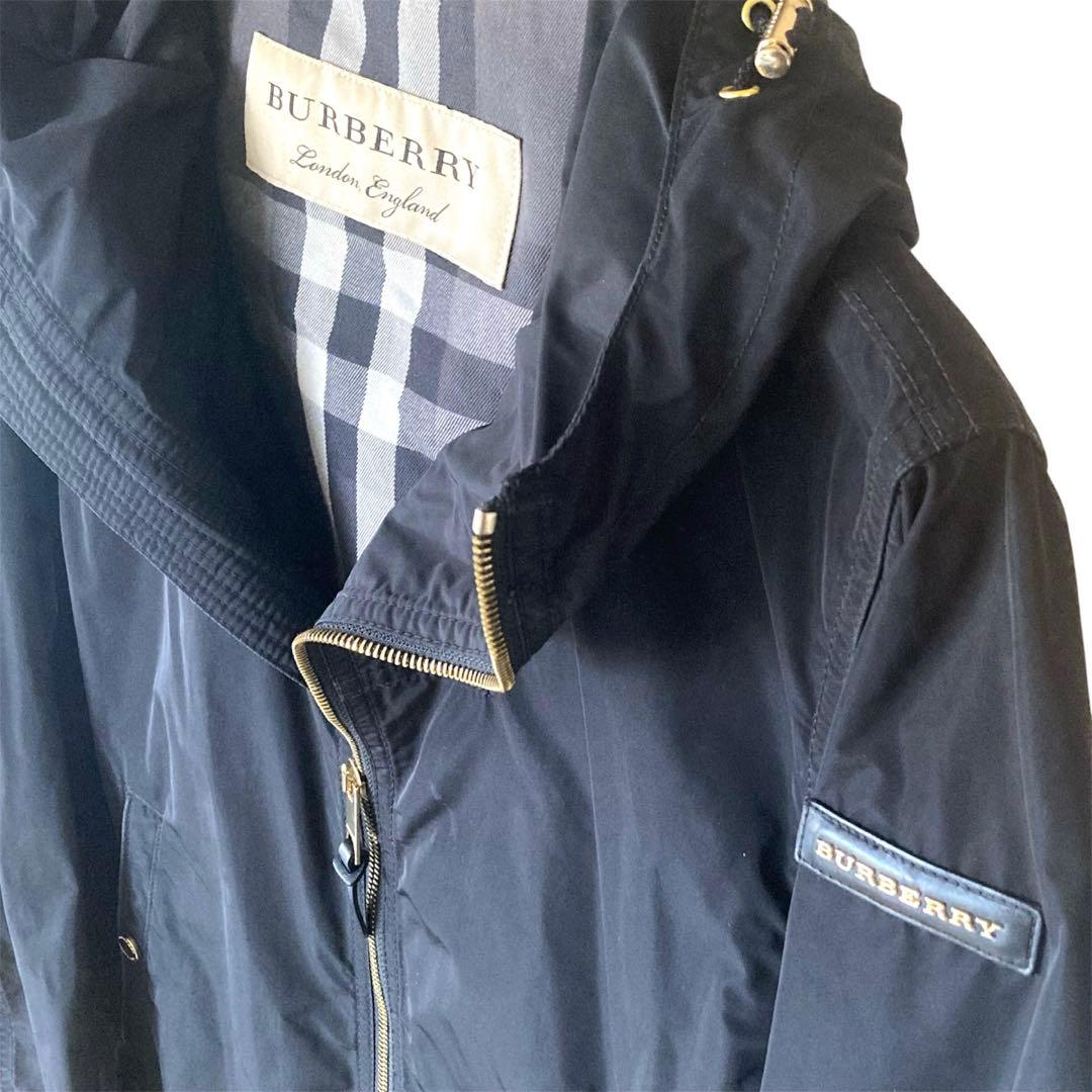 【定価18万・BURBERRY LONDON】 フードジャケット 裏ノバチェック