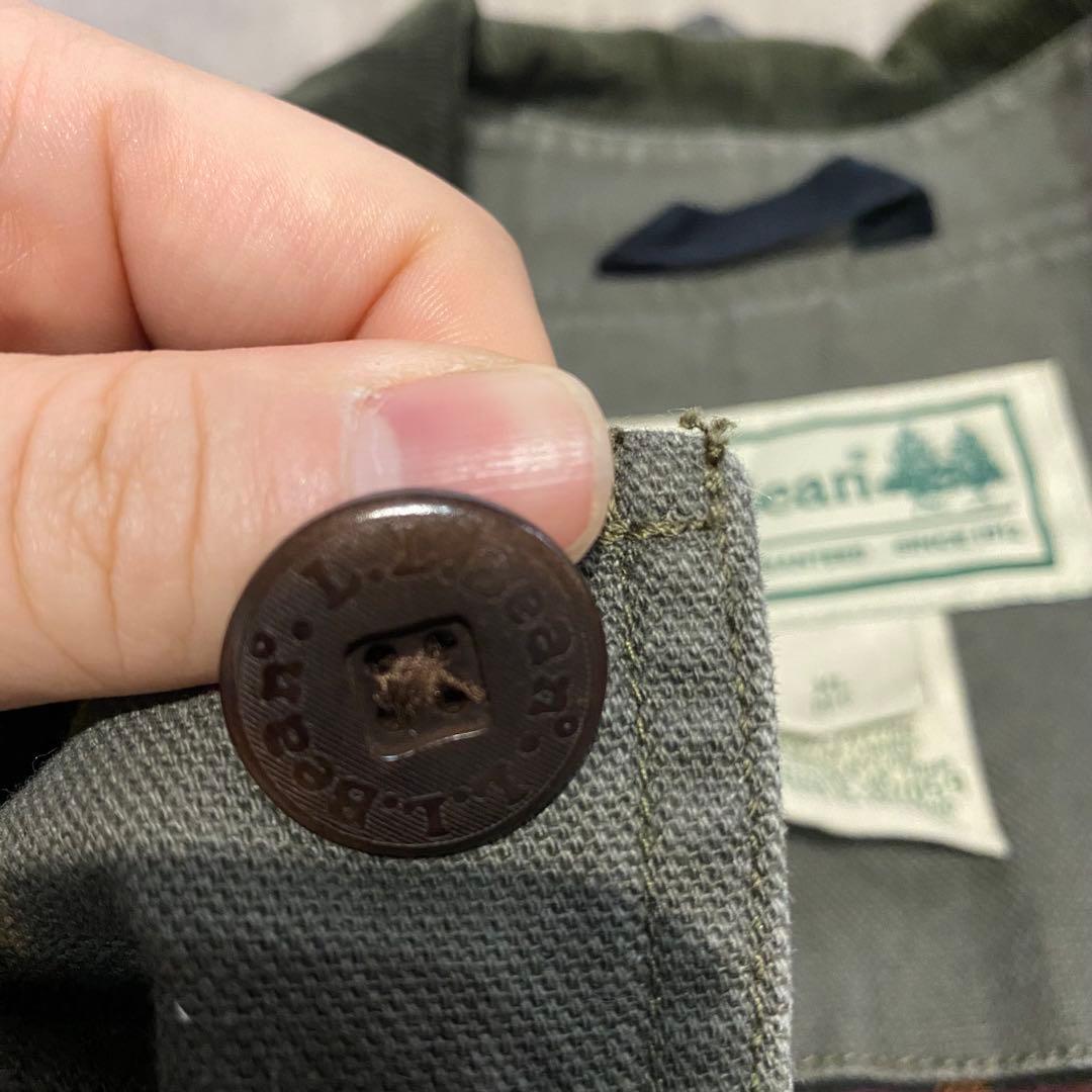 希少カラー 90s 〜 l.l.bean ハンティングジャケット モスグリーン