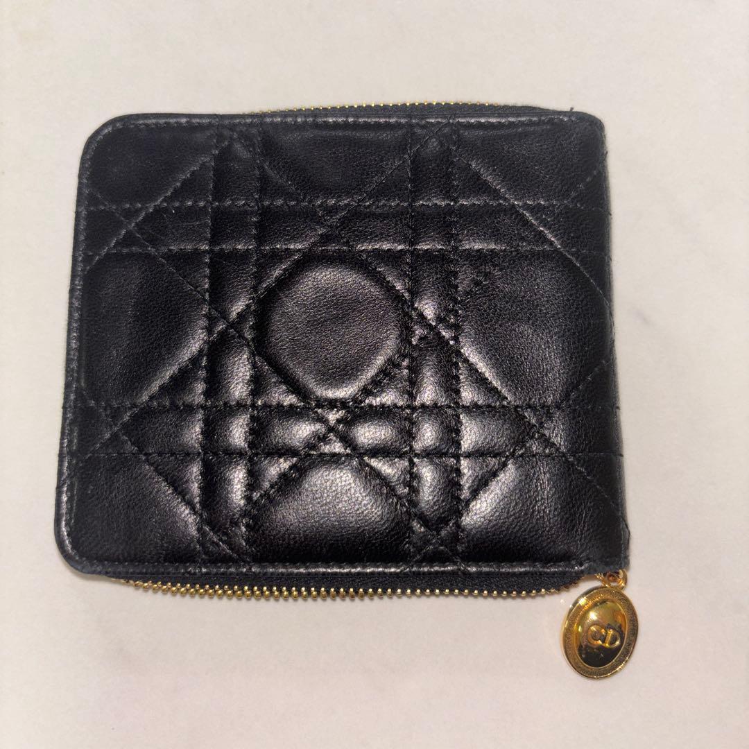 Christian Dior 二つ折り財布 黒