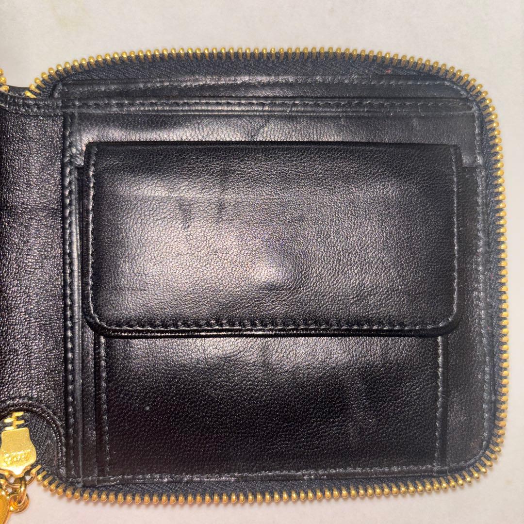 Christian Dior 二つ折り財布 黒