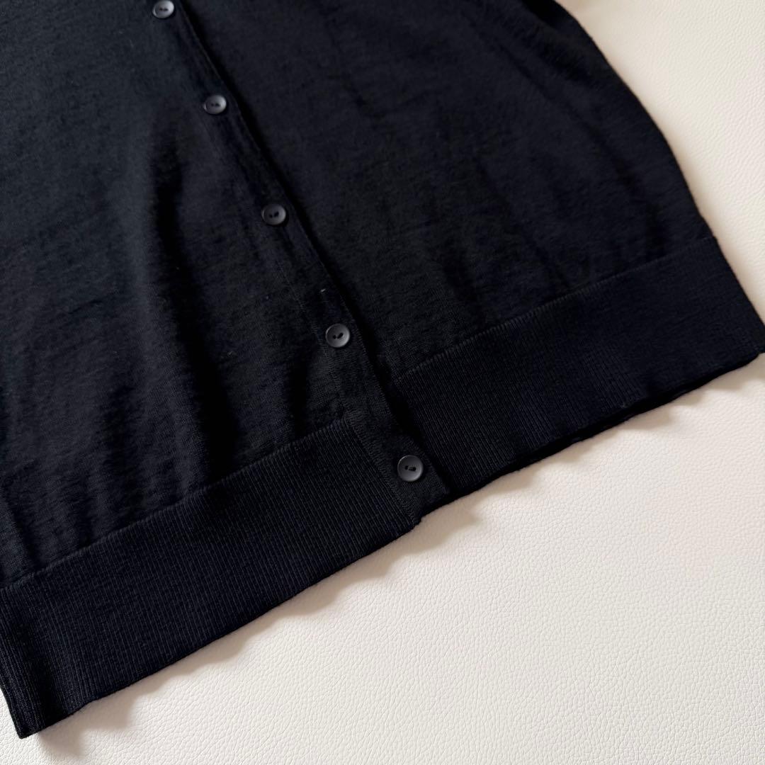 美品✨FOXEY フォクシー ウール100％ カーディガン ブラック 40