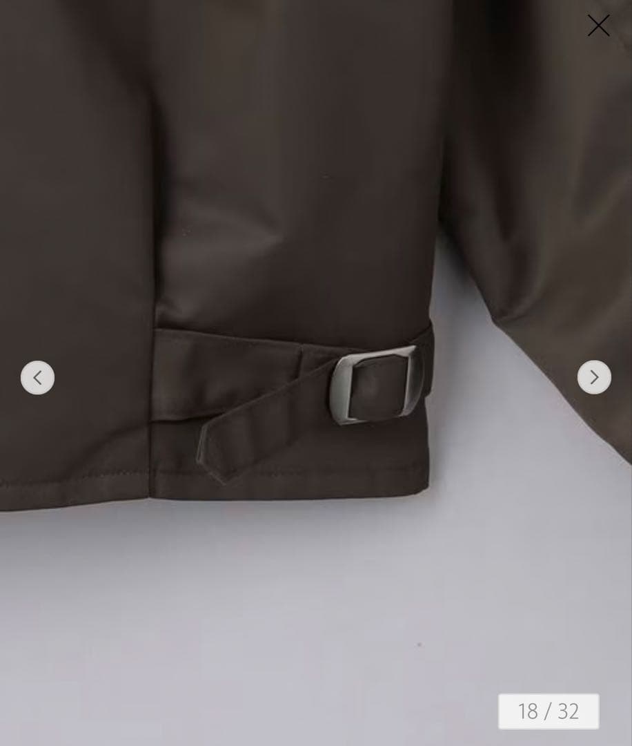 UNITED ARROWS ナイロン ハリントンブルゾン ―撥水―