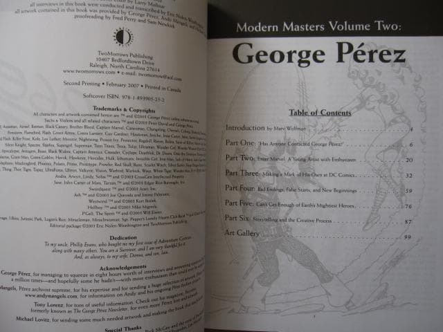 Modern Masters 2　e Perez 　ジョージ・ペレス