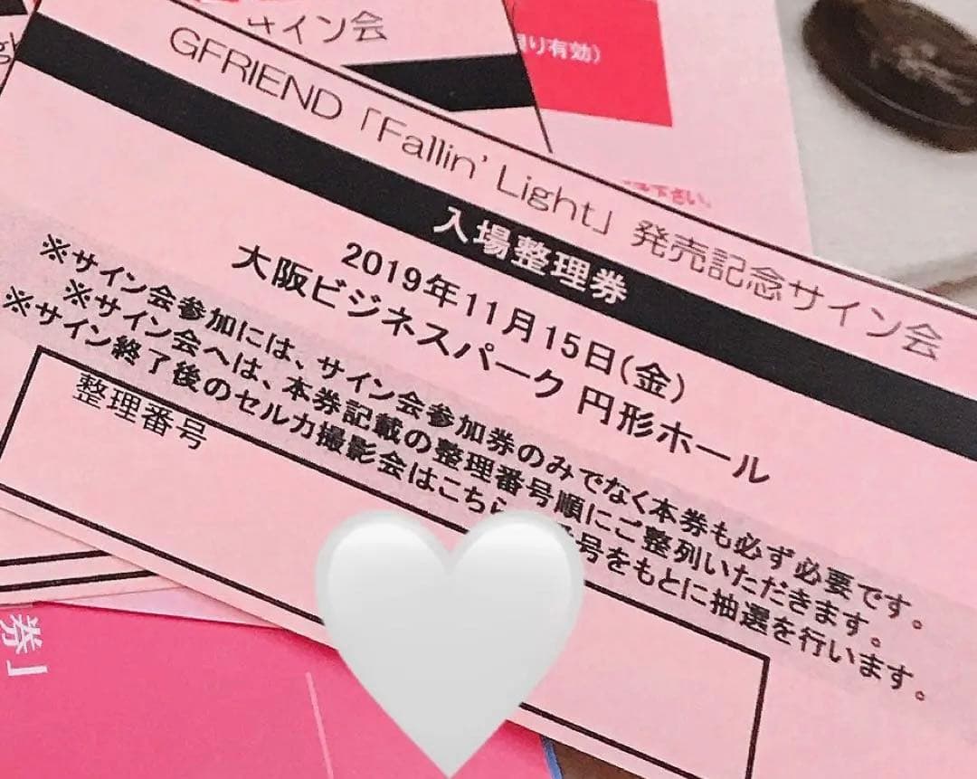 GFRIEND ヨジャチング　天使の梯子　全員サイン入りアルバム　未再生