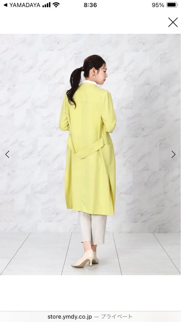 ヤマダヤ　FENNEL 春コート　新品未使用品