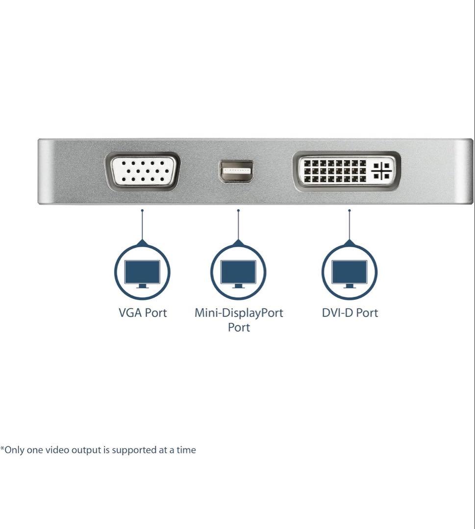 StarTech.com USB Type-C マルチ変換ビデオアダプタ