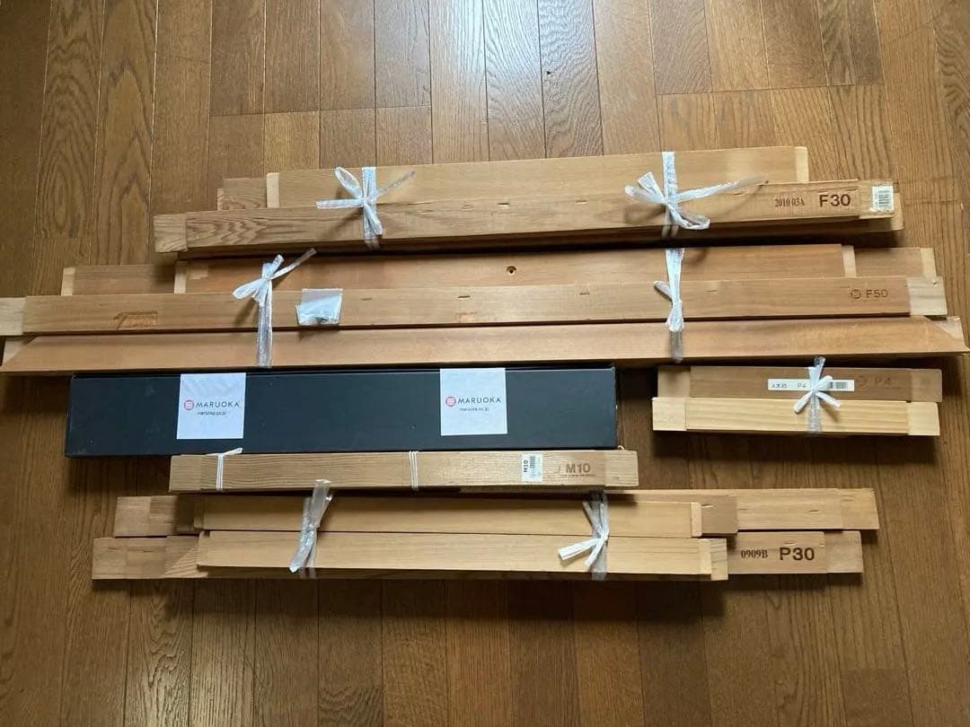 木枠　使用済み　未使用品　油絵・アクリル画6セット