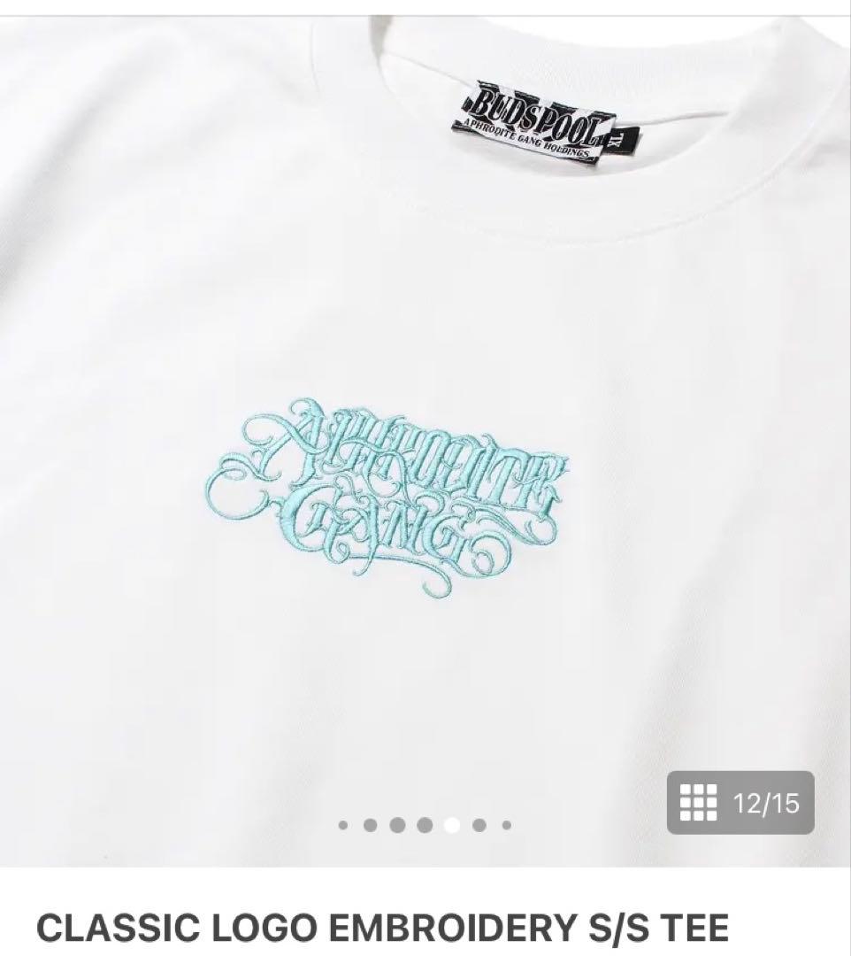 舐達麻 CLASSIC LOGO EMBROIDERY Tシャツ 白M ガッキン