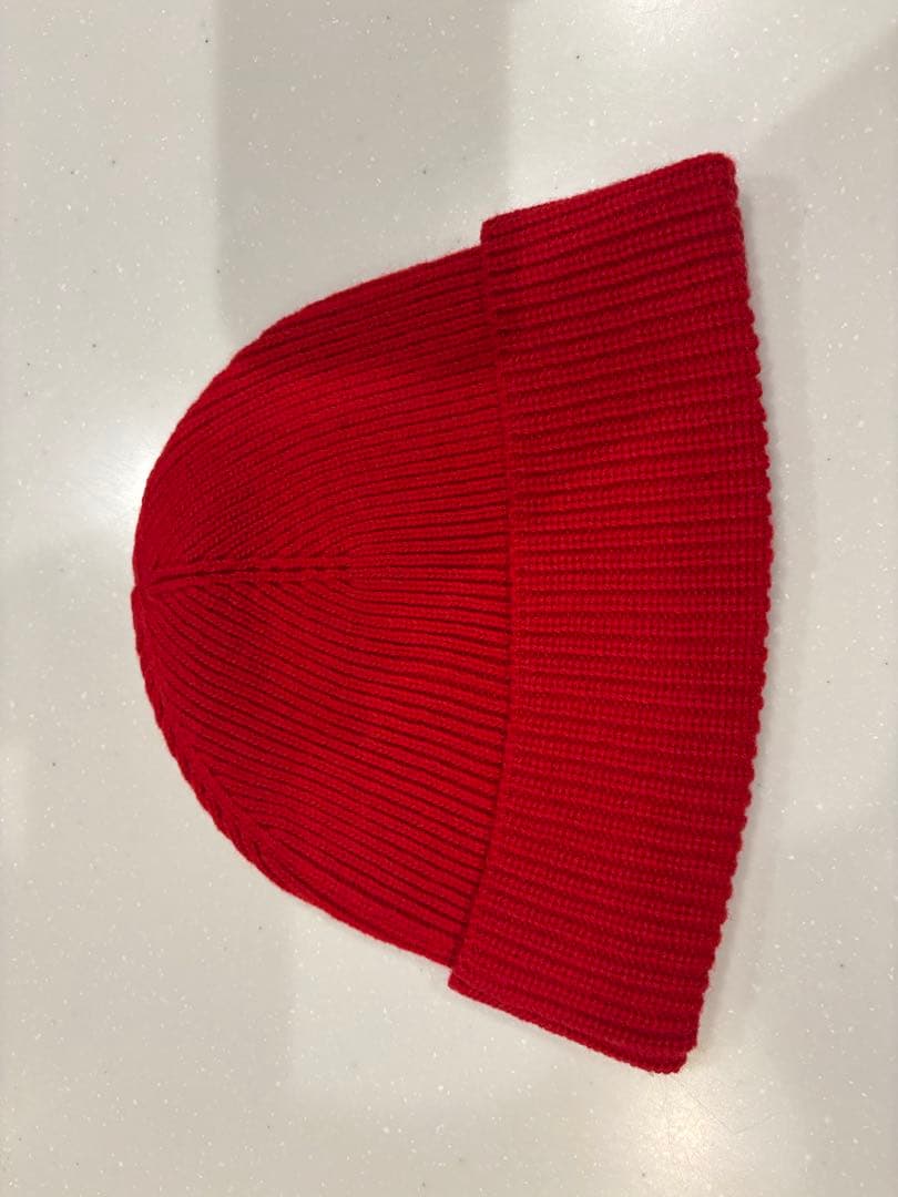 Polo Ralph Lauren リブ編みニット帽 レッド