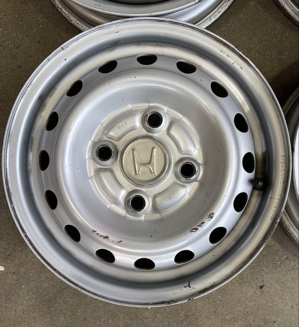 あーさん様 ホンダ アクティ 純正鉄ホイール 中古品 4本セット