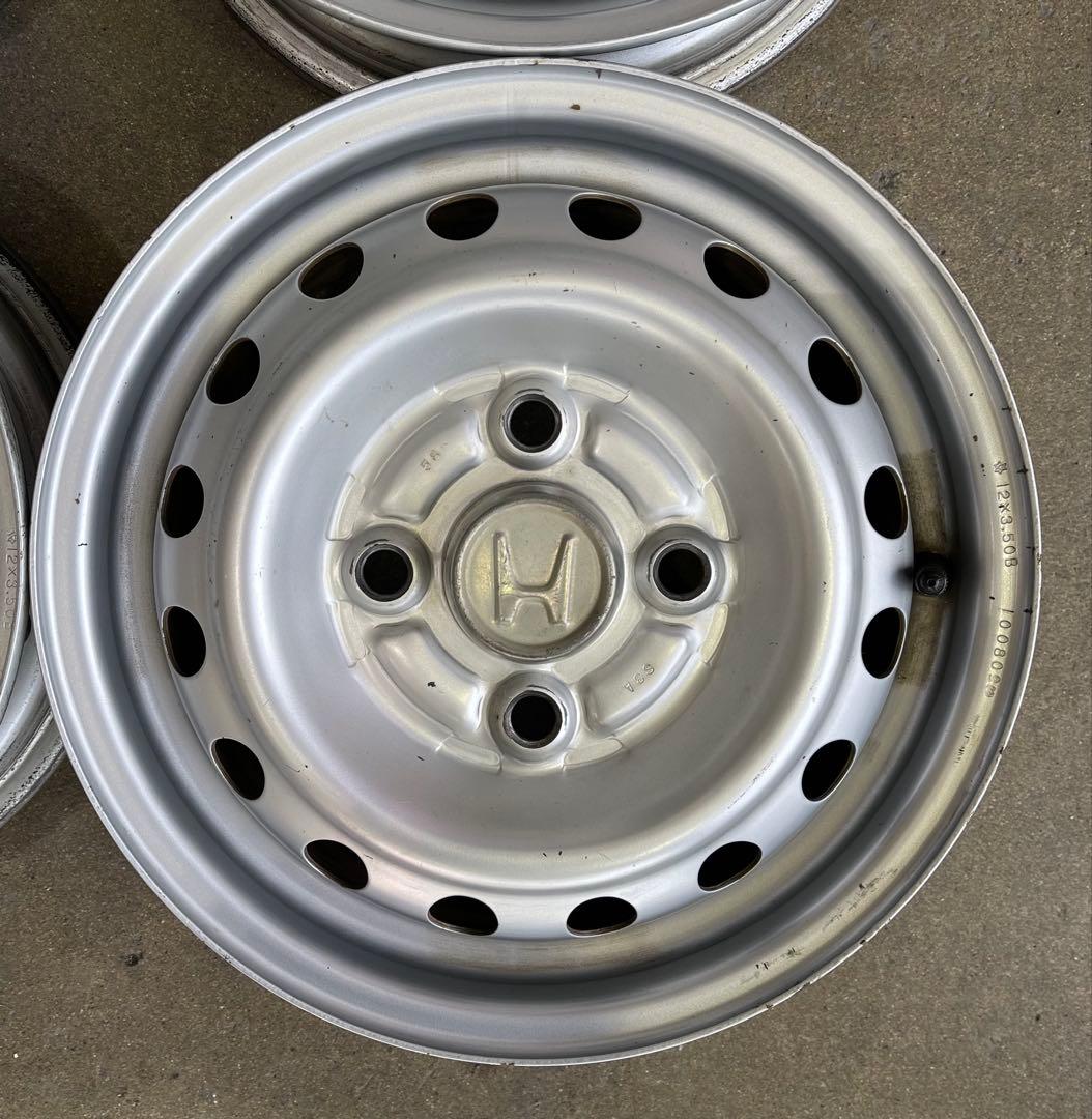 あーさん様 ホンダ アクティ 純正鉄ホイール 中古品 4本セット