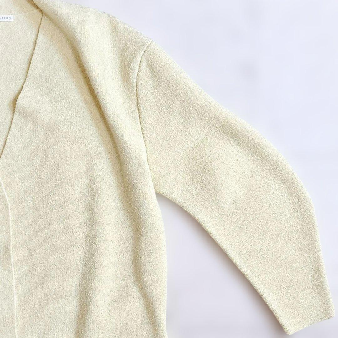 極美品✨24SS 定価4.8万 エストネーション フーディーコンビニットアウター