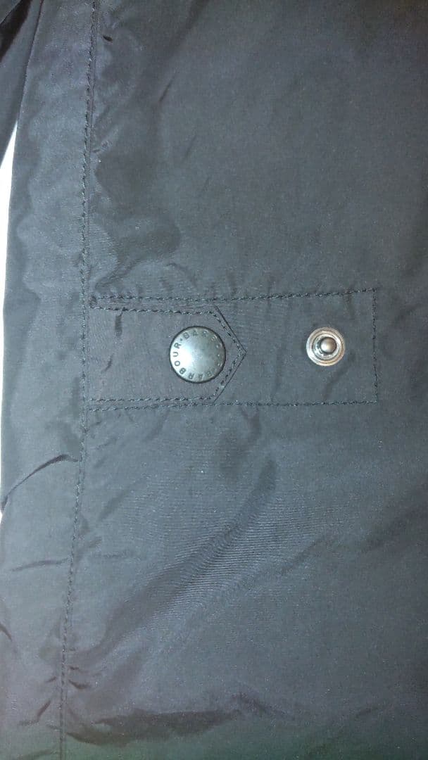 Barbour international ナイロンジャケット 42 ブラック
