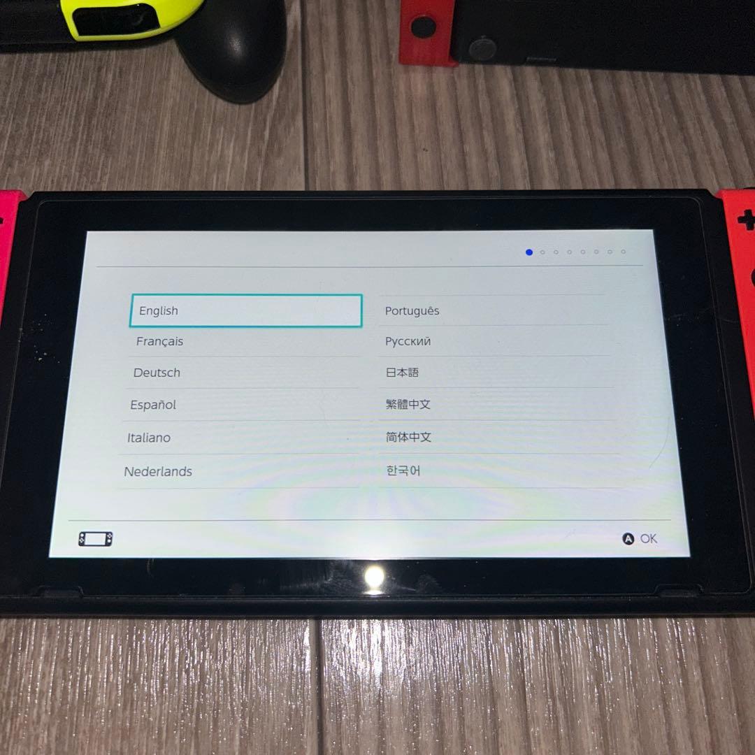 NintendoSwitch本体（初期化済み）