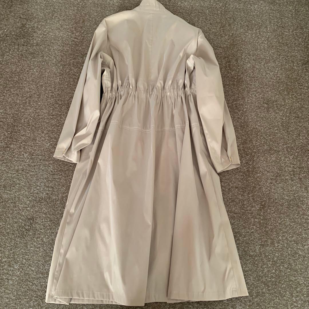 新品未使用　ANAYI シャンブレータフタ　ロングコート　ベージュ