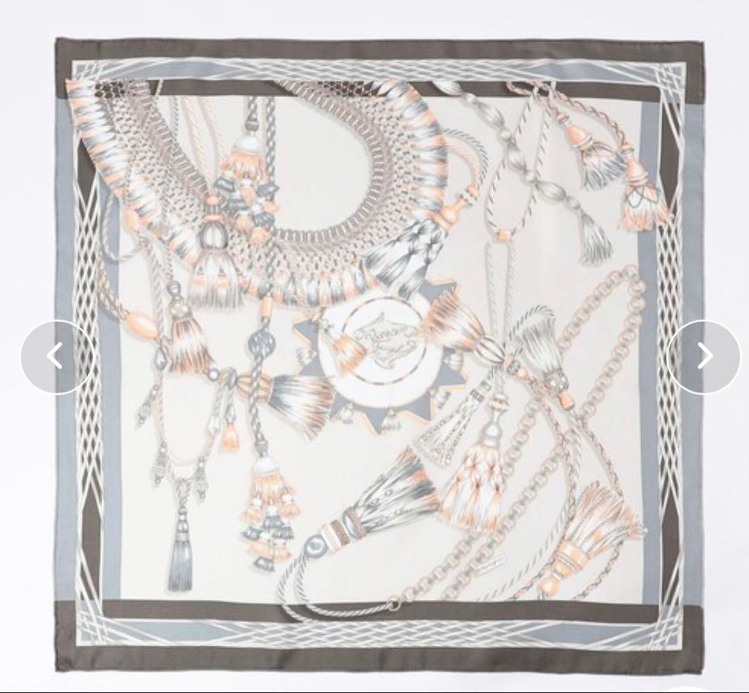 manipuri TASSEL スカーフ　グレー　トゥモローランド マニプリ