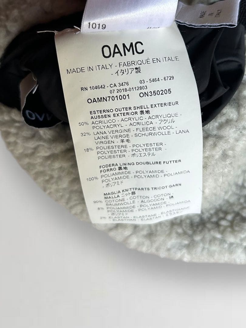 OAMC リバーシブル ボンバージャケット