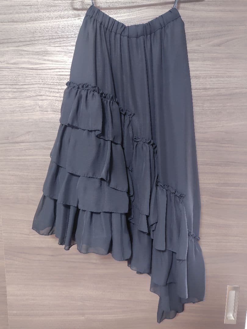【Sheglit 】アシンメトリーフリルスカート
