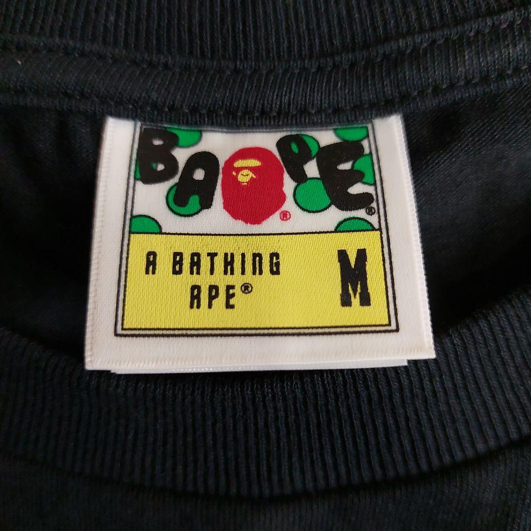 美品 A BATHING APE シャークデザイン ブラックT