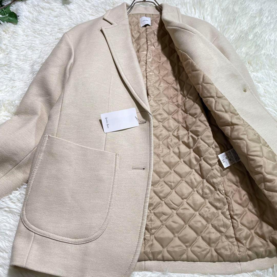 【スピックアンドスパン】トリプルクロスビッグジャケット 36 新品 タグ付き