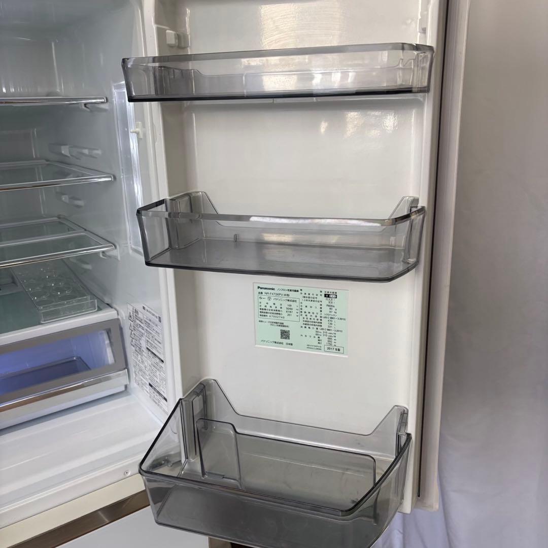 37　冷蔵庫　パナソニック　大型　400-500ℓ　フレンチ　綺麗　設置無料